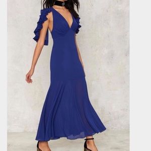 Nasty Gal Royal Blue Dress NWOT